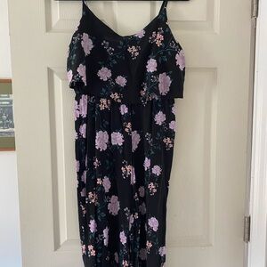 MIDI-length floral jumpsuit
